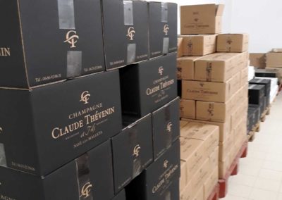 Cartons de champagne